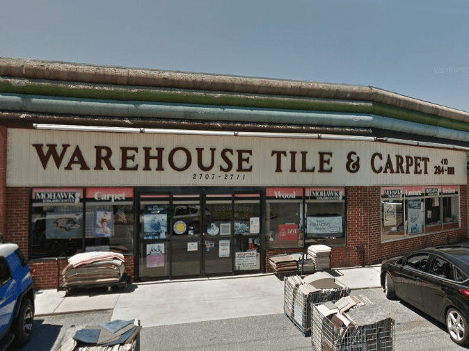 Warehouse Tile & Carpet Storefront in Baltimore, MD area